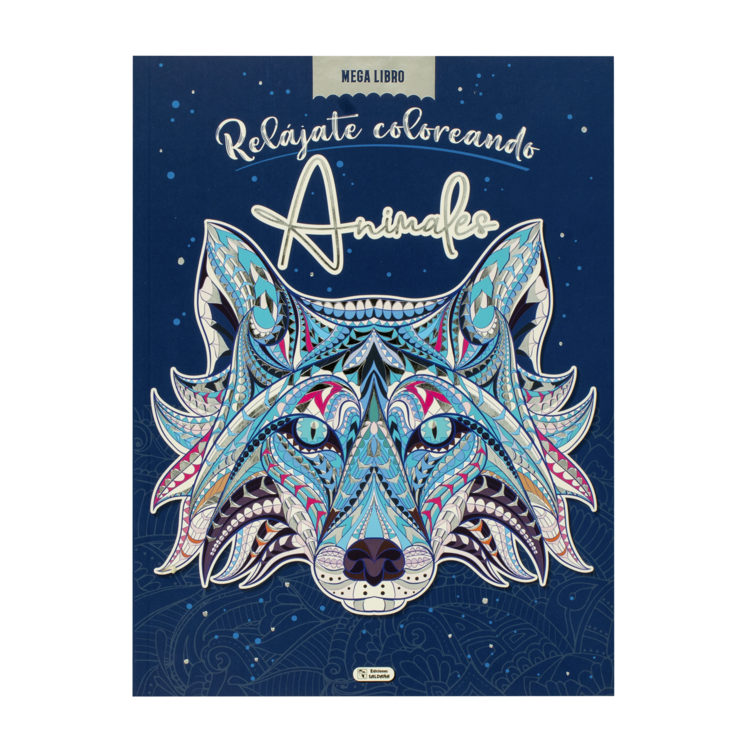 Libro De Autoayuda Relajate Coloreando Animales EDICIONES SALDAÑA 64 Páginas