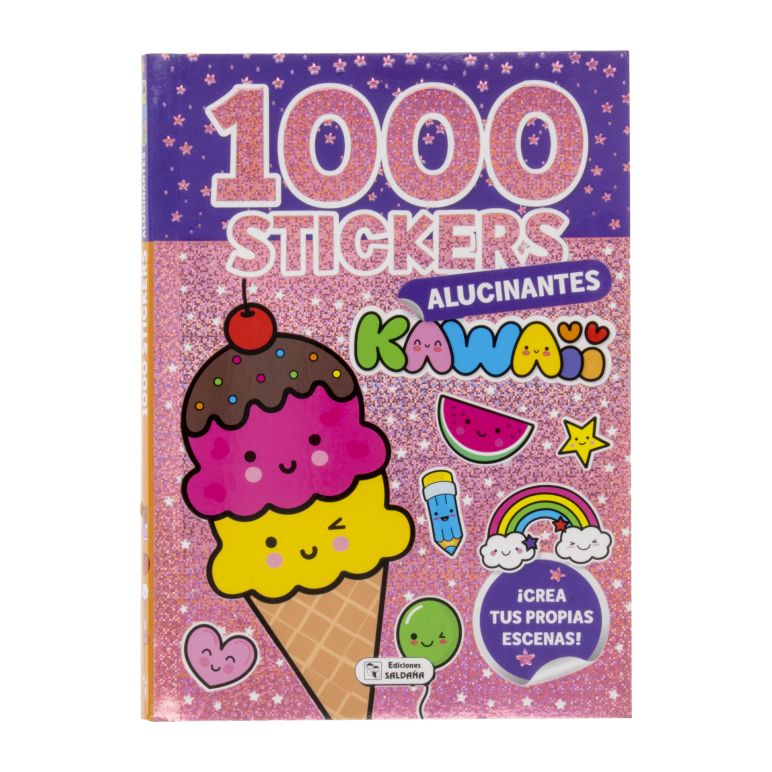 Stickers Alucinantes Kawaii Crea Tus Propias Escenas EDICIONES SALDAÑA 120 Páginas