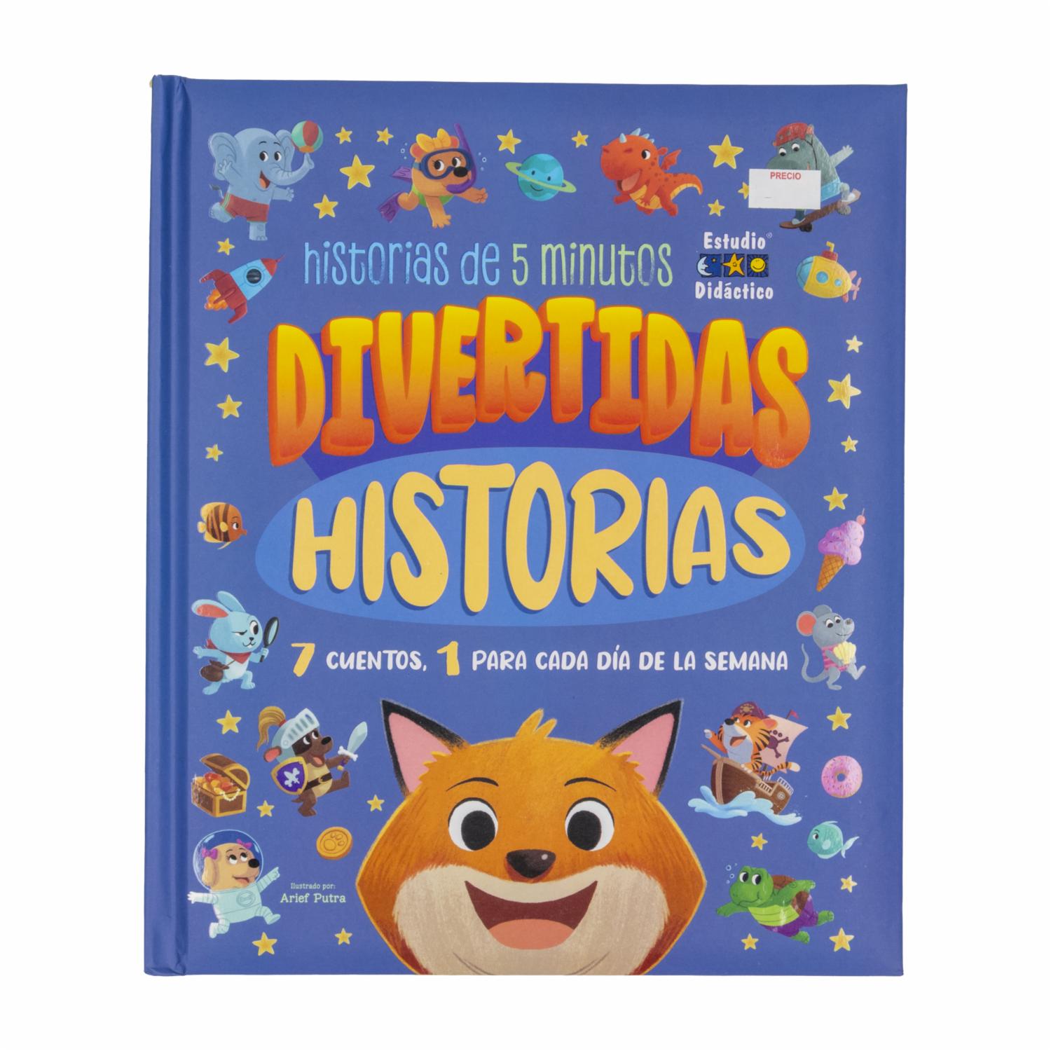 Libro Divertidas Historias De 5 Minutos ESTUDIO DIDACTICO 48 Páginas