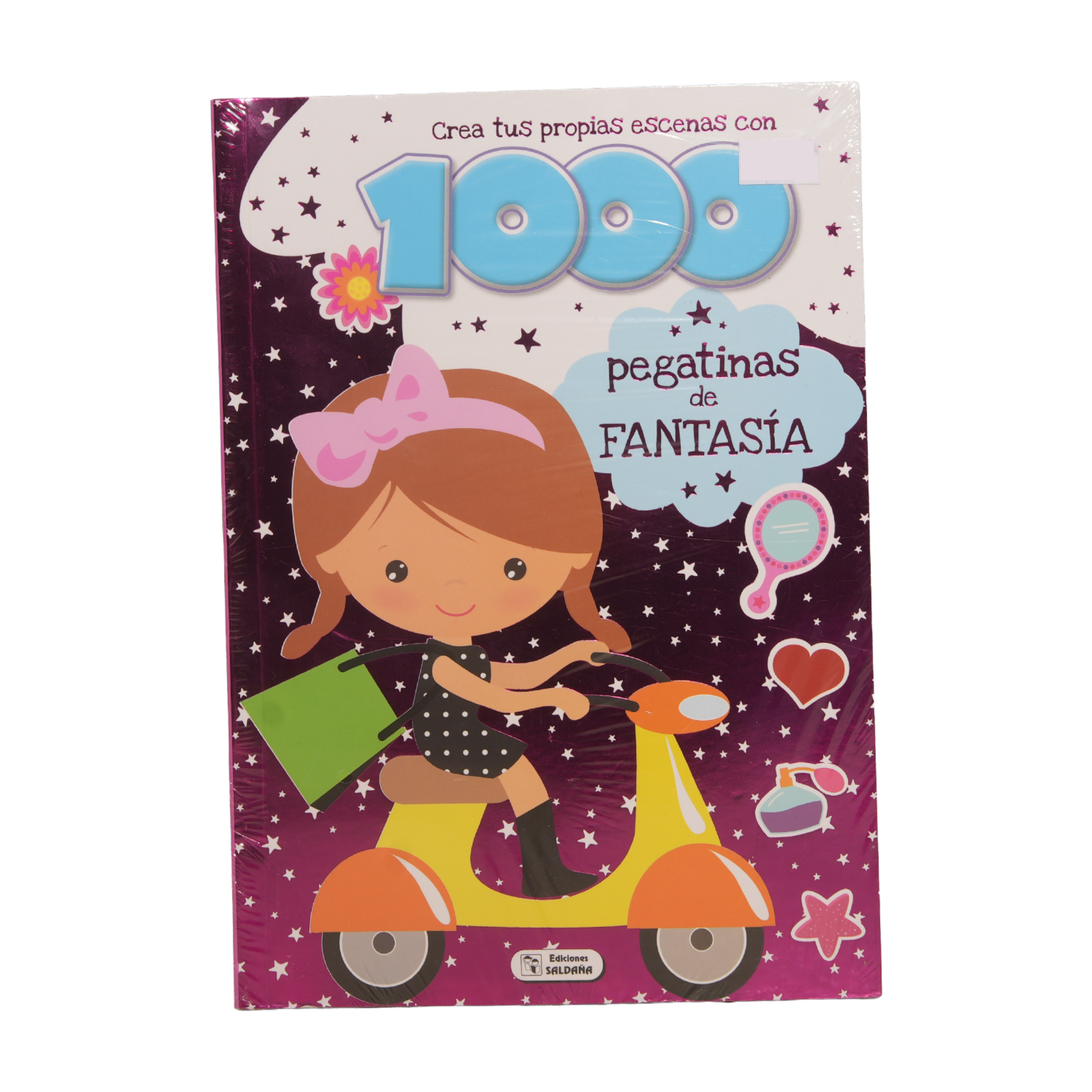 Libro 1000 Pegatinas De Fantasia SALDAÑA 120 Páginas