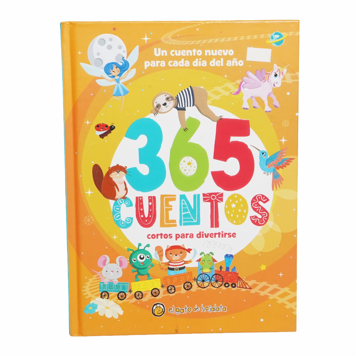 Libro 365 Cuentos Cortos Para Divertirse EL GATO DE HOJALATA 377 Páginas