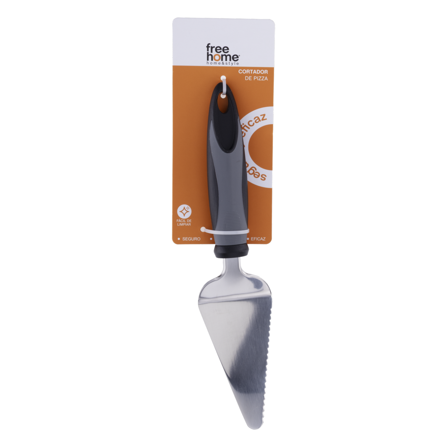Cortador De Pizza Mango Negro FREE HOME 1 Pieza