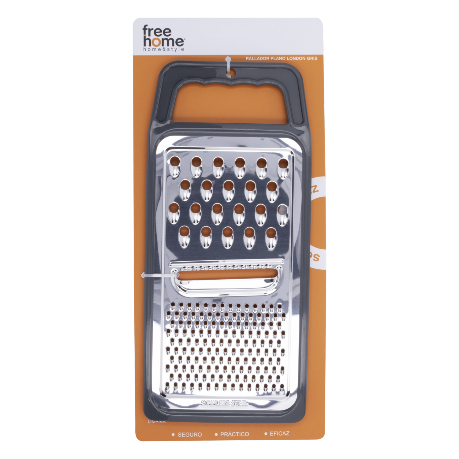 Rallador Plano London Gris FREE HOME 1 Pieza