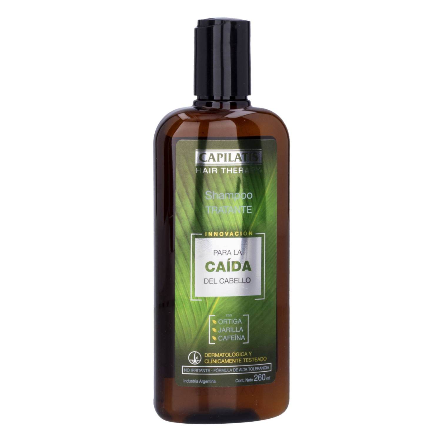 Shampoo Para Cabello Tratante De Ortiga Jarilla Y Cafeína CAPILATIS 260 Ml