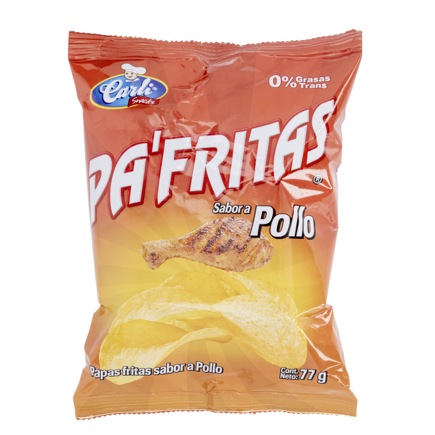 Papas Fritas Sabor A Pollo PA’FRITAS 77 G