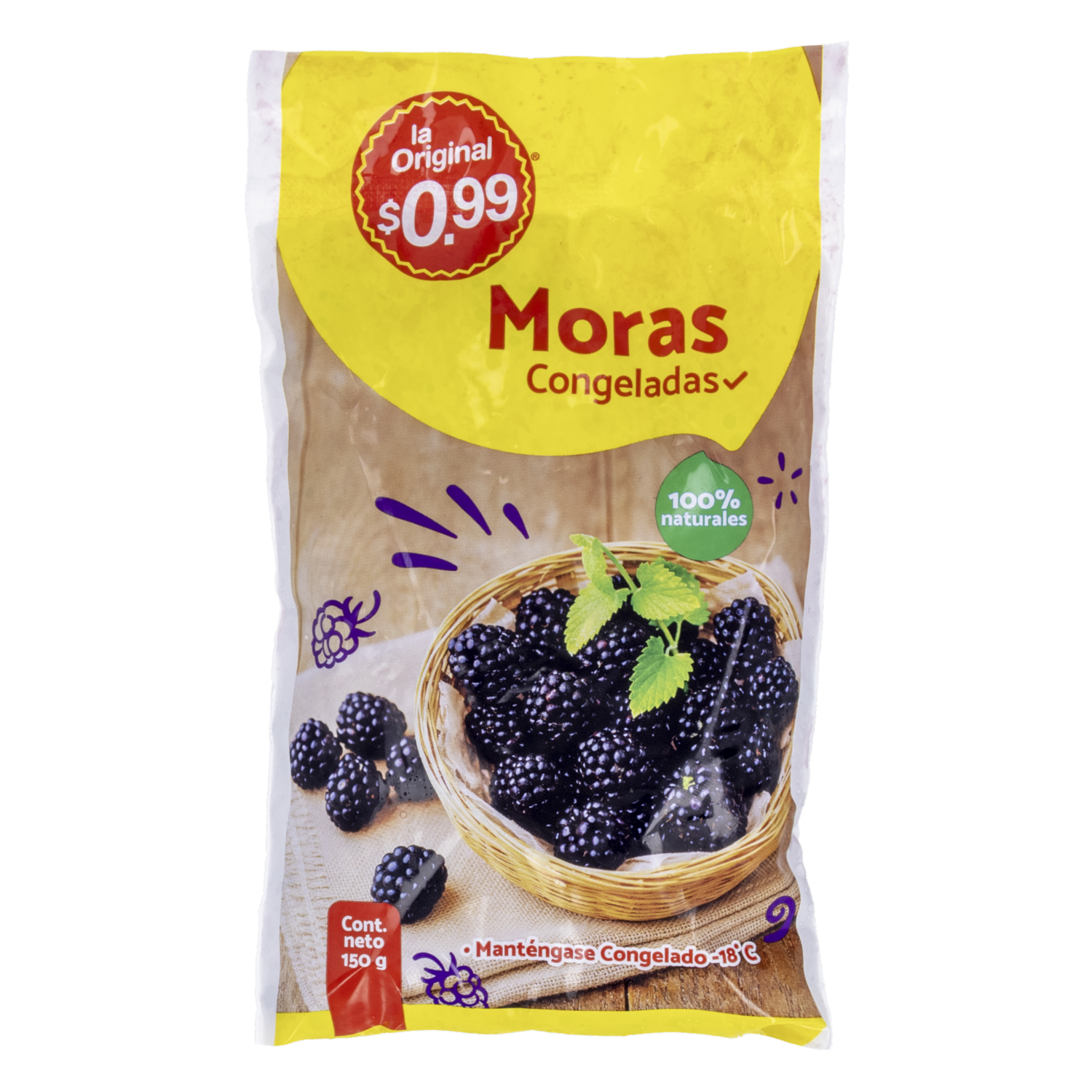 Moras Congeladas LA ORIGINAL 150 G
